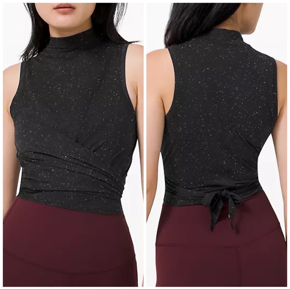 LULULEMON time to restore mock-neck tank